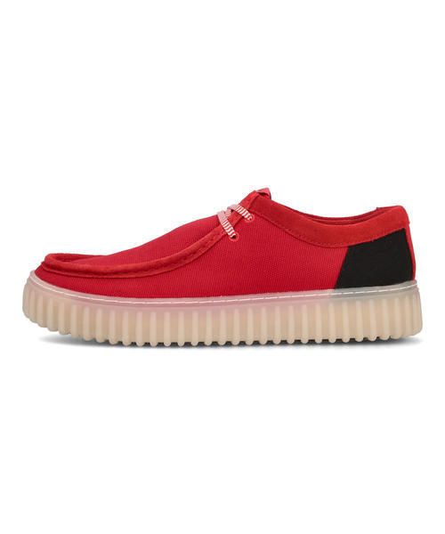 Clarks クラークス TORHILL LO メンズシューズ 厚底(トーヒルロー) 26176995 レッドコンビ_2