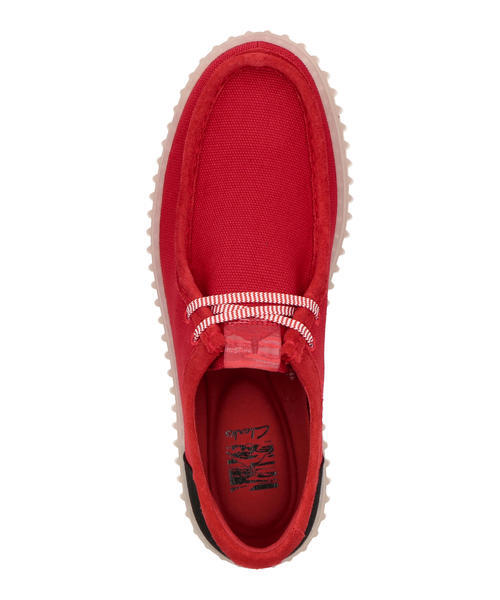Clarks クラークス TORHILL LO メンズシューズ 厚底(トーヒルロー) 26176995 レッドコンビ_4