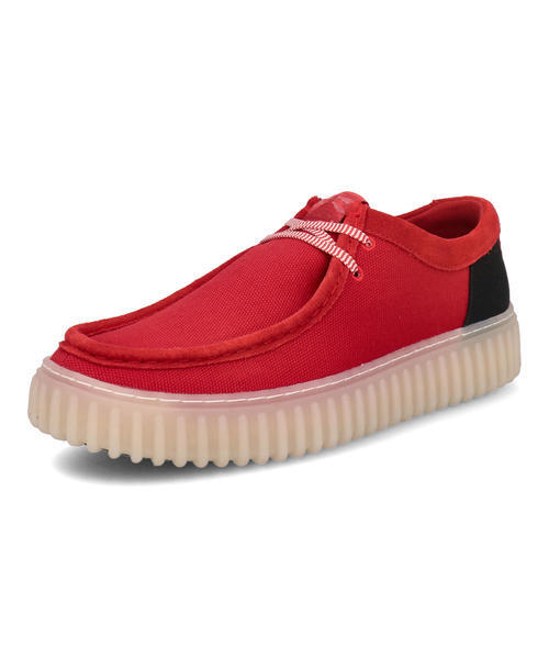 Clarks クラークス TORHILL LO メンズシューズ 厚底(トーヒルロー) 26176995 レッドコンビ_9