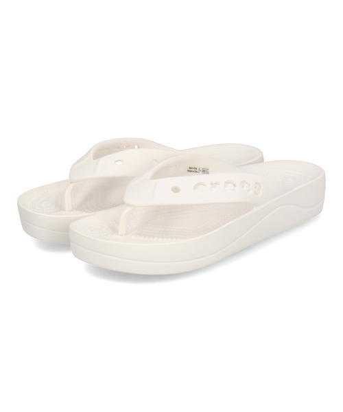 crocs クロックス BAYA PLATFORM FLIP【超軽量】レディーストングサンダル 厚底(バヤプラットフォームフリップ ...