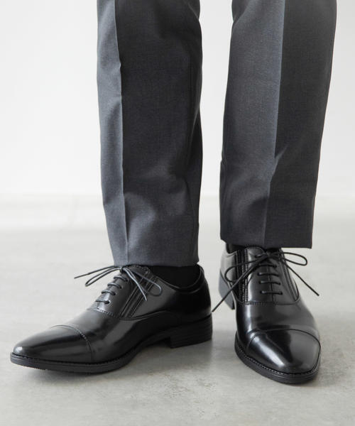 ビジネスシューズ 軽量 滑りにくい 革靴 メンズ 内羽根 外羽根 防滑 雨 雪 小さいサイズ 大きいサイズ 3E 幅広 本革 紳士靴 モンクストラップ Uチップ ノーブランド no brand ビジネスシューズ 本革 メンズ 牛革 革靴 内