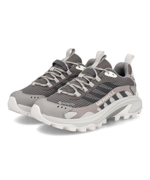 MERRELL メレル MOAB SPEED 2 GORE-TEX【防水透湿】レディースアウトドアシューズ スニーカー(モアブスピード2ゴアテックス) J037840 チャコールの通販は