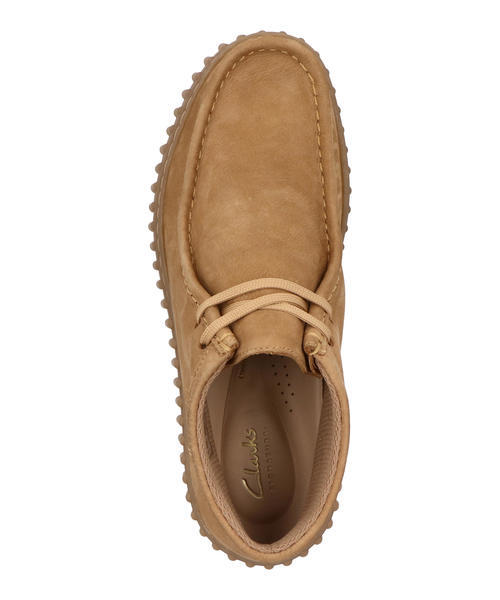 Clarks クラークス TORHILL MOSS レディースシューズ 厚底 ハイカット(トーヒルモス) 26179359 ライトタンヌバック モカシン