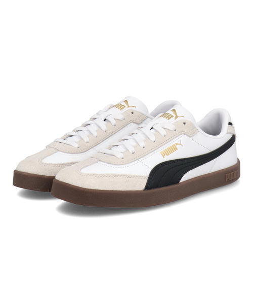 PUMA プーマ PUMA CLUB 2 ERA メンズスニーカー スエード レザー(プーマクラブ2エラ) 397447 07 プーマホワイト/プーマブラック/ベイパーグレー
