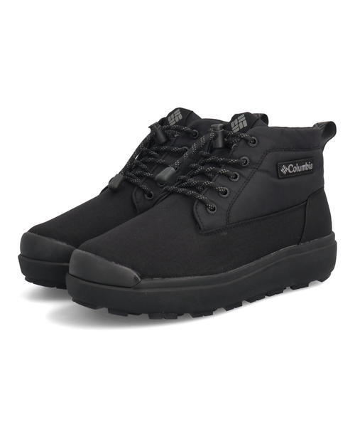 Columbia コロンビア SAPLAND 3 CHUKKA WP OH INFINITY【防水/保温/ガラス配合ソール】メンズブーツ(サップランド3チャッカWPオムニヒートインフィニティ) YU8549 010 ブラック