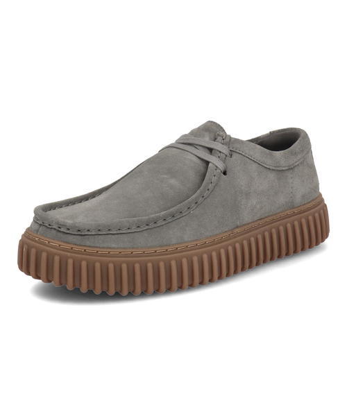 Clarks クラークス TORHILL LO メンズシューズ 厚底 ワラビー