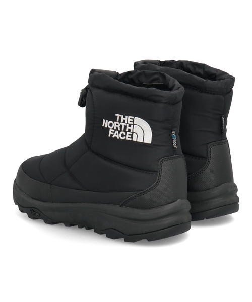 THE NORTH FACE ザ・ノースフェイス NUPTSE BOOTIE WP LOGO SHORT ARCTIC GRIP 防水透湿 保温 ガラス繊維配合ソール メンズブーツ(ヌプシブーティWPロゴショートアークティックグリップ) NF52485 KW ブラック/ホワイト_1
