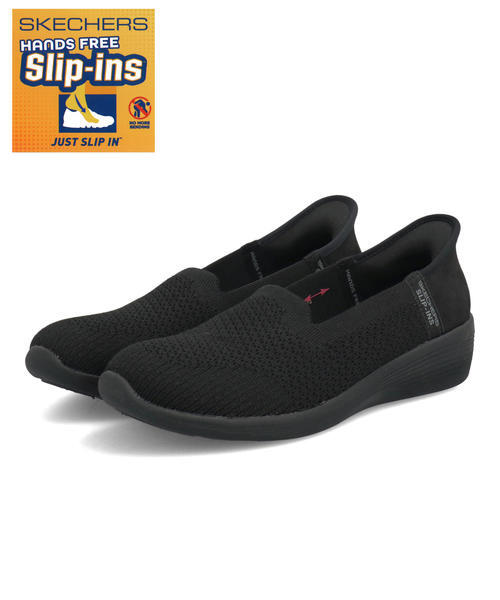 SKECHERS スケッチャーズ SLIP-INS スリップインズ ARYA-SWEET VOICE【超軽量】レディーススリッポン(アリアスイートボイス) 158873 BBK ブラックの通販は 10,890円