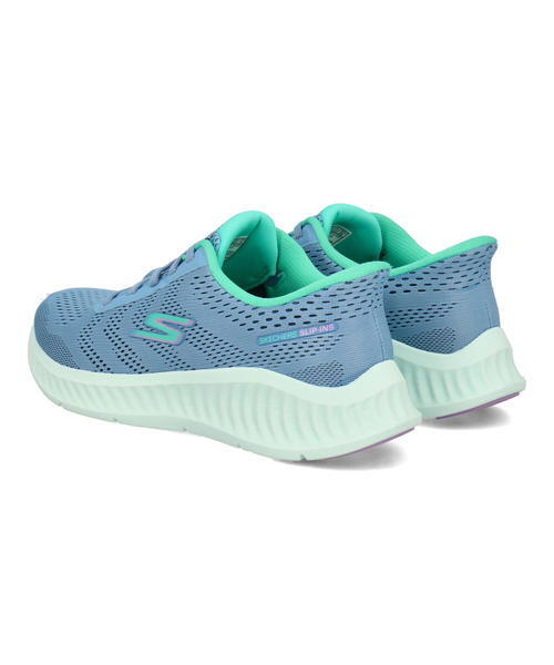 SKECHERS スケッチャーズ SLIP-INS スリップインズ GO WALK NOW-KHLOE【軽量】レディーススニーカー(ゴーウォークナウクロエ) 125643 BLGR ブルー/グリーン_1