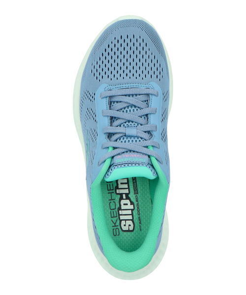 SKECHERS スケッチャーズ SLIP-INS スリップインズ GO WALK NOW-KHLOE【軽量】レディーススニーカー(ゴーウォークナウクロエ) 125643 BLGR ブルー/グリーン_4