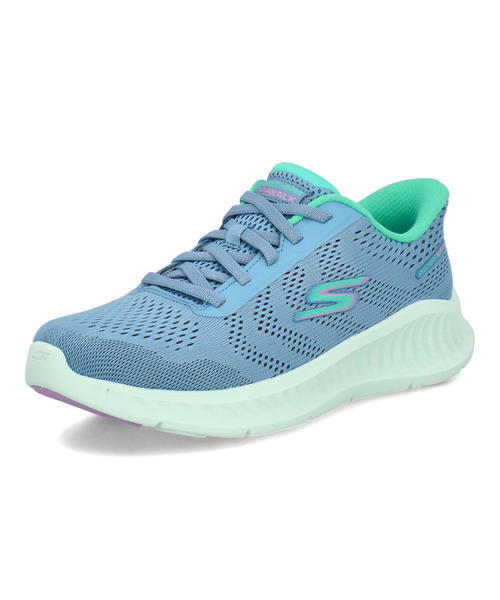 SKECHERS スケッチャーズ SLIP-INS スリップインズ GO WALK NOW-KHLOE【軽量】レディーススニーカー(ゴーウォークナウクロエ) 125643 BLGR ブルー/グリーン_7