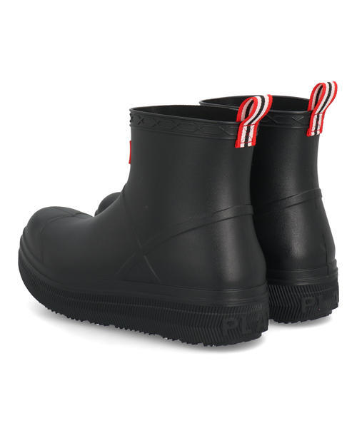 HUNTER ハンター UNISEX PLAY MOLDED BOOTS レディースレインブーツ 完全防水 厚底(ユニセックスプレイモールデットブーツ) UFS7105PVC BLK ブラック_1