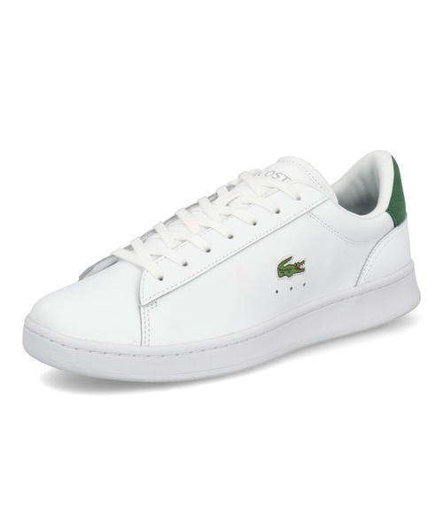 LACOSTE ラコステ CARNABY SET 224 1 SMA メンズレザースニーカー(カーナビーセット2241SMA) 48SMA0011 1R5 ホワイト/ダークグリーン_9