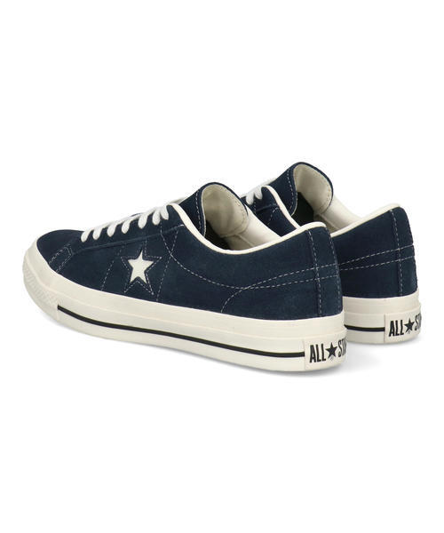 converse コンバース ONE STAR SUEDE【本革】レディースレザースニーカー(ワンスタースエード) 35200862 ネイビー【レディース】_1