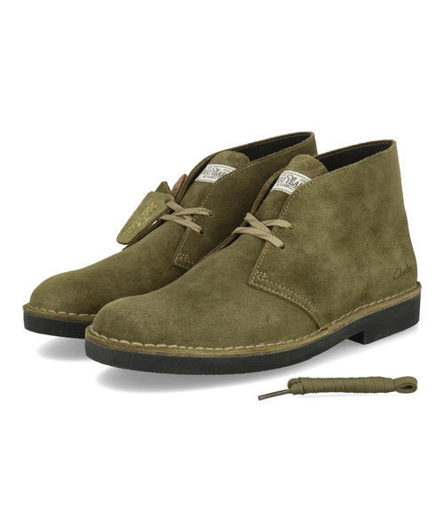 Clarks クラークス DESERT BT EVO【Clarks 200周年記念モデル】メンズブーツ(デザートブーツエヴォ) 26180841 オリーブスエード