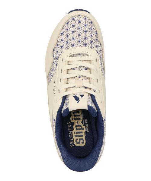 SKECHERS スケッチャーズ SLIP-INS スリップインズ UNO-WAGARA-HAPPINESS【ワイド】レディース厚底スニーカー(ウノワガラハピネス) 177904W OFWT オフホワイト_4