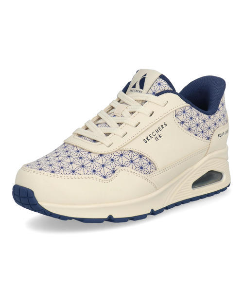 SKECHERS スケッチャーズ SLIP-INS スリップインズ UNO-WAGARA-HAPPINESS【ワイド】レディース厚底スニーカー(ウノワガラハピネス) 177904W OFWT オフホワイト_9