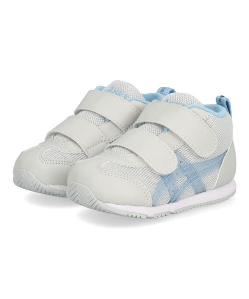ASICS KIDS SUKU55 アシックス スクスク IDAHO BABY MID T【たまひよ 協同企画】ベビーシューズ(アイダホベビーミッドT) 1144A414 020 ライトグレー/ライトブルー 5,405円