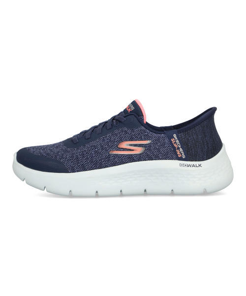 SKECHERS スケッチャーズ SLIP-INS スリップインズ GO WALK FLEX-KAYLEE【軽量】レディーススニーカー(ゴーウォークフレックス) 124842 NVPK ネイビー/ピンク