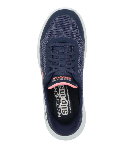 SKECHERS スケッチャーズ SLIP-INS スリップインズ GO WALK FLEX-KAYLEE【軽量】レディーススニーカー(ゴーウォークフレックス) 124842 NVPK ネイビー/ピンク