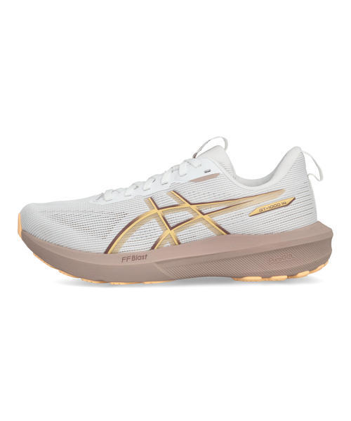 ASICS アシックス GT-1000 14【軽量】レディーススニーカー ランニングシューズ 1012B859 100 ホワイト/ラブルレッド_2