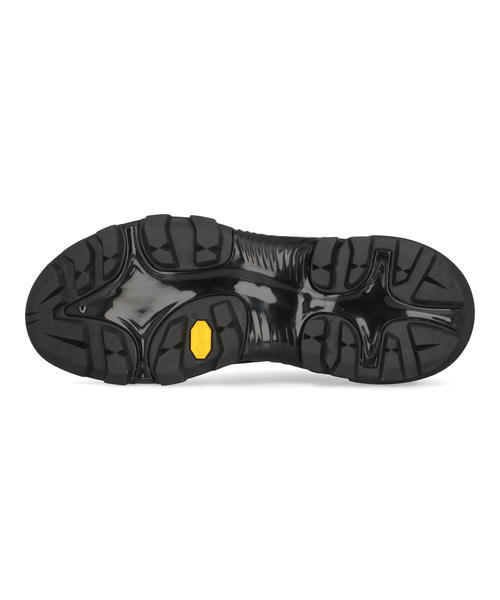Whoop-de-doo フープディドゥ メンズ VIBRAMソールナイロンジャーマントレーナー 厚底 24430640 ブラック_3