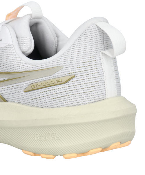 ASICS アシックス GT-1000 14【軽量】メンズスニーカー ランニングシューズ 1011C077 100 ホワイト/レモングラス