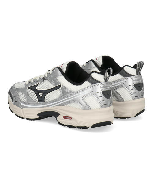 mizuno ミズノ MXR【ワイド/幅広3E】レディーススニーカー(エムエックスアール) D1GA2451 01 ホワイト/ブラック/シルバー_1