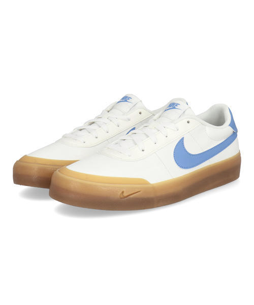 NIKE ナイキ COURT SHOT メンズスニーカー 薄底 ロープロファイルシューズ(コートショット) IB4475-133 セイル/ブルービヨンド/ガムライトブラウン/ホワイト 7,744円