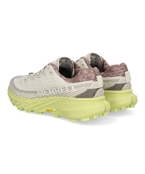 MERRELL メレル AGILITY PEAK 5 レディーススニーカー アウトドアシューズ トレイルランニング(アジリティーピーク5) J068172 シルバー/ポメロ_1
