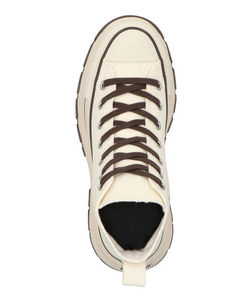 converse コンバース ALL STAR TREKWAVE CB HI レディーススニーカー 厚底(オールスタートレックウエーブCBハイ) 31315861 オフホワイト/コーヒーブラウン_4