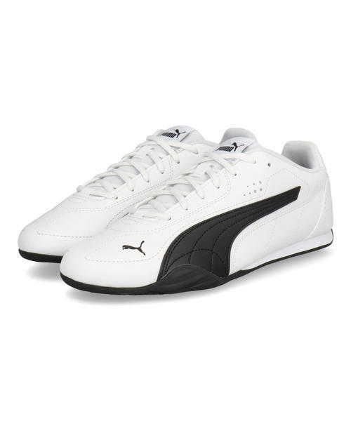 PUMA プーマ CATCH【超軽量】メンズスニーカー 薄底 ロープロファイル(キャッチ) 402679 01 プーマホワイト/プーマブラック【メンズ】