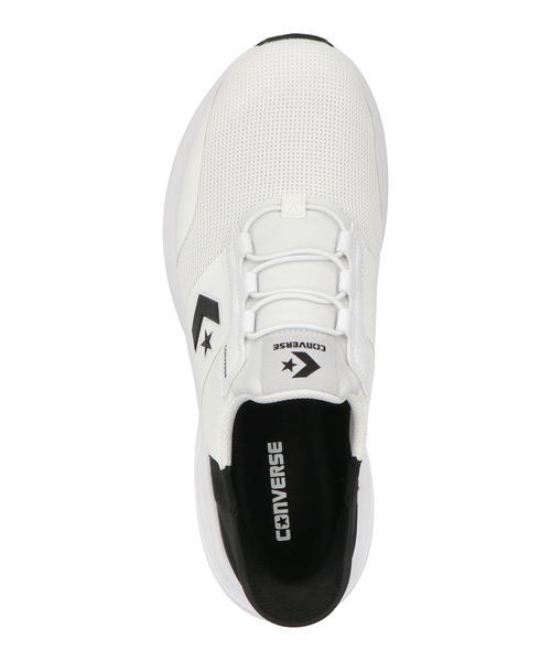 converse コンバース CAVESTAR SLIT SLIDE レディーススニーカー スリッポン(ケイブスタースリットスライド) 33600042 [HF] ホワイト/ブラック【レディース】