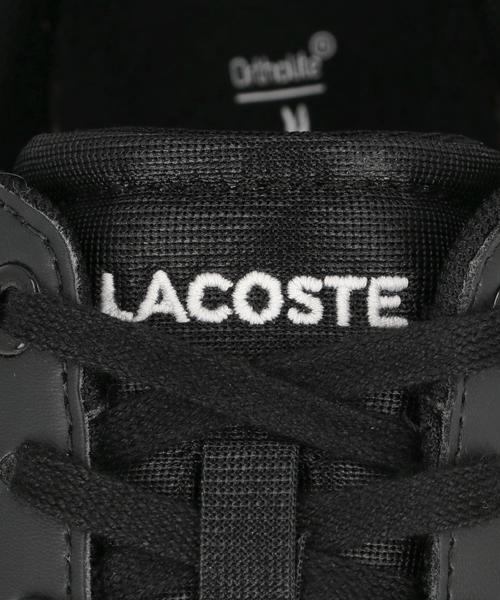 LACOSTE ラコステ LITE BASE 1 224 1 SFA レディースレザースニーカー(ライトベース12241SFA) 48SFA0124 312 ブラック/ホワイト