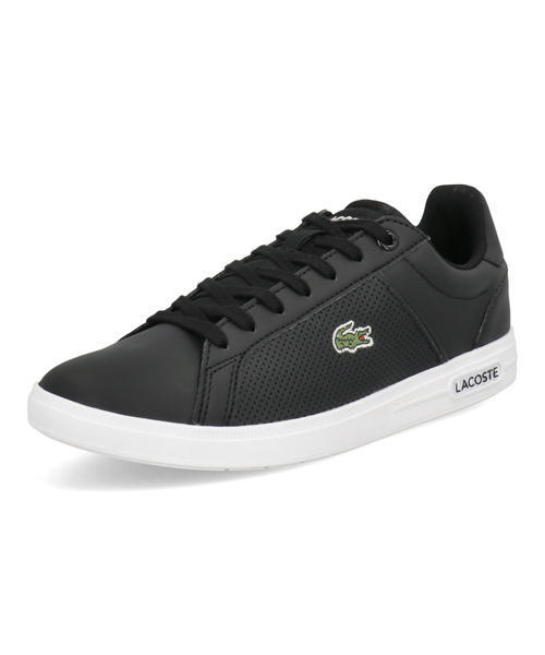 LACOSTE ラコステ LITE BASE 1 224 1 SFA レディースレザースニーカー(ライトベース12241SFA) 48SFA0124 312 ブラック/ホワイト