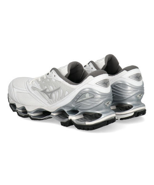 mizuno ミズノ WAVE PROPHECY LS レディーススニーカー(ウエーブプロフェシーエルエス) D1GA3337 02 ホワイト/シルバー【レディース】_1