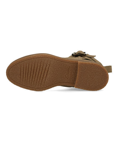Clarks クラークス NELLA MID レディースブーツ エンジニア ミドルブーツ(ネラミッド) 26182890 ダークサンドスエード_3