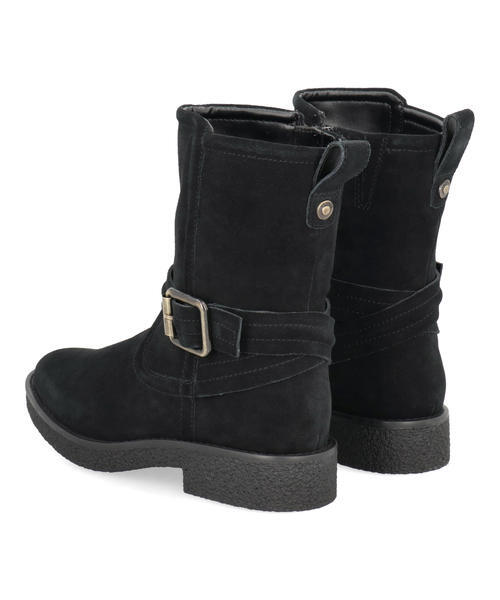 Clarks クラークス NELLA MID レディースブーツ エンジニア ミドルブーツ(ネラミッド) 26182891 ブラックスエード_1
