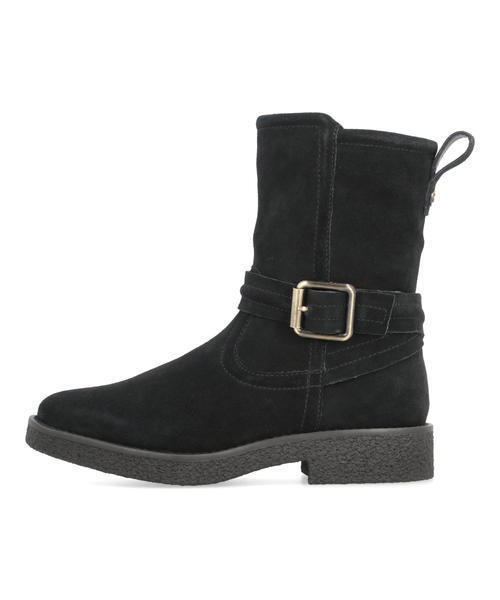 Clarks クラークス NELLA MID レディースブーツ エンジニア ミドルブーツ(ネラミッド) 26182891 ブラックスエード_2