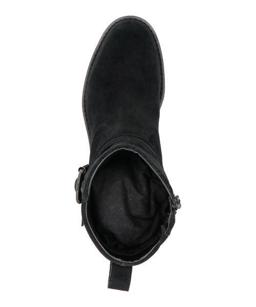 Clarks クラークス NELLA MID レディースブーツ エンジニア ミドルブーツ(ネラミッド) 26182891 ブラックスエード_4