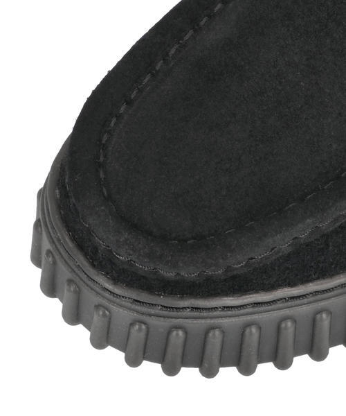 Clarks クラークス TORHILL COZY レディース ショートブーツ【あったかボアライナー】厚底(トーヒルコージー) 26182910 ブラックウォームラインドスエード_5