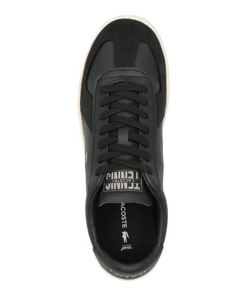 LACOSTE ラコステ BASESHOT PRO 125 3 SMA メンズレザースニーカー(ベースショットプロ1253SMA) 49SMA0063 454 ブラック/オフホワイト_4