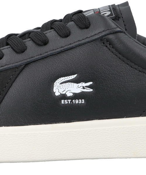 LACOSTE ラコステ BASESHOT PRO 125 3 SMA メンズレザースニーカー(ベースショットプロ1253SMA) 49SMA0063 454 ブラック/オフホワイト_8