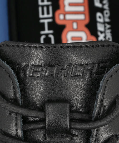 SKECHERS スケッチャーズ SLIP-INS スリップインズ CASWELL-ALFIE【軽さ】メンズビジネスシューズ U手当て 予防医学吊りひも(キャスウェル) 205220 BLK [HF] 黒いこと