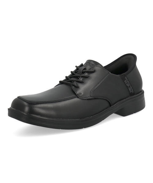 SKECHERS スケッチャーズ SLIP-INS スリップインズ CASWELL-ALFIE【軽さ】メンズビジネスシューズ U手当て 予防医学吊りひも(キャスウェル) 205220 BLK [HF] 黒いこと