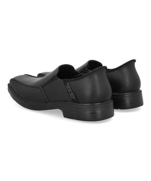 SKECHERS スケッチャーズ SLIP-INS スリップインズ CASWELL-FRANTONE【軽量】メンズビジネスシューズ スリッポン(キャスウェル) 205169 BLK [HF] ブラック