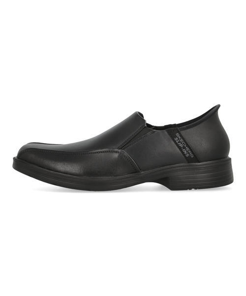 SKECHERS スケッチャーズ SLIP-INS スリップインズ CASWELL-FRANTONE【軽量】メンズビジネスシューズ スリッポン(キャスウェル) 205169 BLK [HF] ブラック