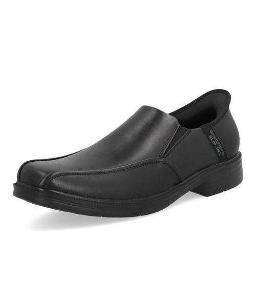 SKECHERS スケッチャーズ SLIP-INS スリップインズ CASWELL-FRANTONE【軽量】メンズビジネスシューズ スリッポン(キャスウェル) 205169 BLK [HF] ブラック