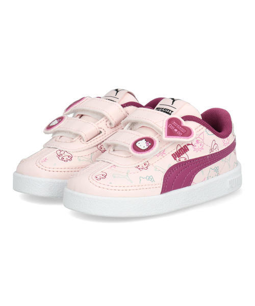 PUMA プーマ CLUB 2 ERA HK&FR 2 V INF【HELLO KITTY】ベビーシューズ 子供靴(クラブ2エラハローキティ&フレンズ2) 403413 01 ジャスミンフラワー/ベリー