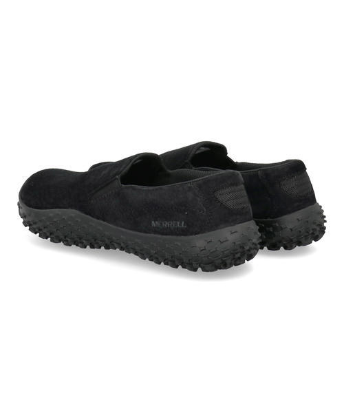 MERRELL メレル WRAPT SLIP ON【本革/軽量】メンズシューズ アウトドアスニーカー スリッポン(ラプトスリップオン) J007681 ブラック_1